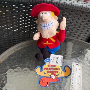 Rocky and Bullwinkle and Friends Dudley 9" Plush Toy Doll 1999 CVS Stuffins